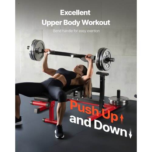 450 LBS Chest Press Machine Adjustable Bench Press Flat Incline Bench Gym | EU