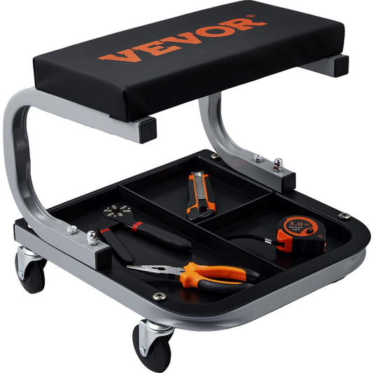 Mechaniker-Garage-Hocker, 113 kg, Mechaniker-Rollbrett, Sitz unter dem Auto, Werkzeugablage