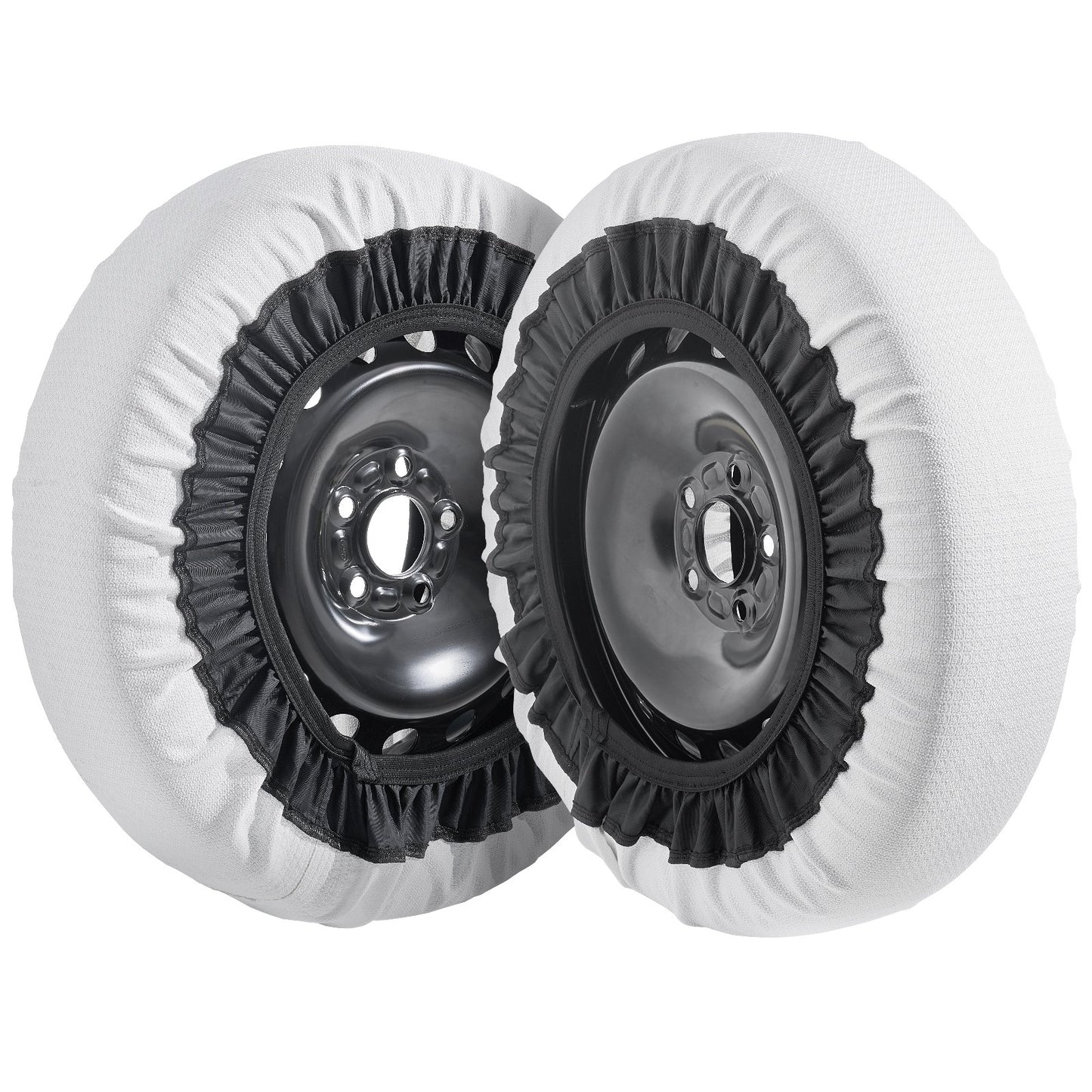 2PCS Verdickte Schneesocken für Reifen Schneetraktion Reifenschutz-Mittel