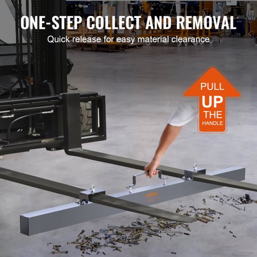 hängande magnetisk sopmaskin Pickup Tool, 120 lbs spik-typ magnetisk gaffeltruck sopmaskin, industriella magneter Stål Material Jakt Tillbehör för att plocka upp spik Bultar Järnspån Metaller |  EU