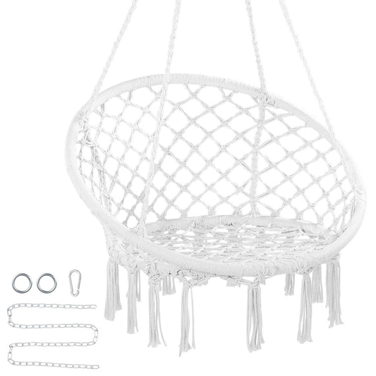 Hängmatta Hänggungstol Macramé Hängstol för inomhus & utomhus