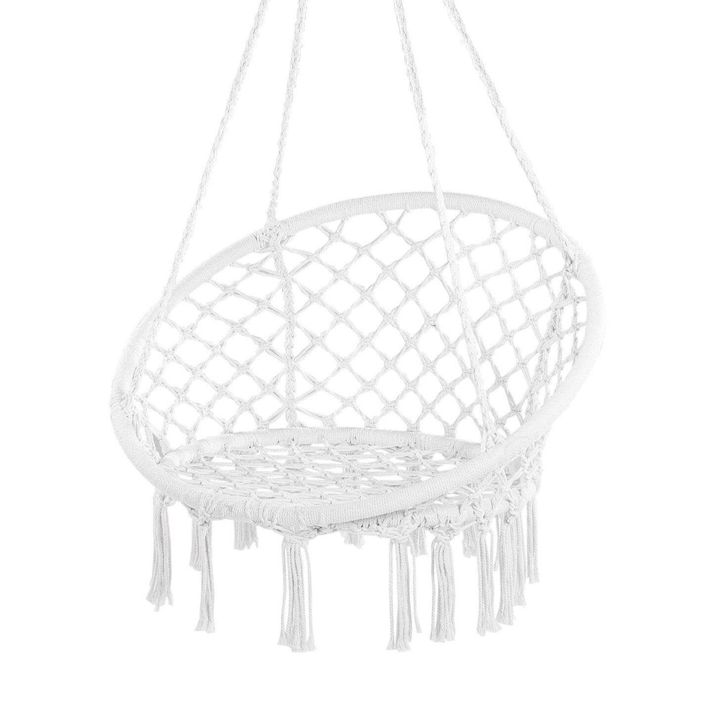 Hängmatta Hänggungstol Macramé Hängstol för inomhus & utomhus