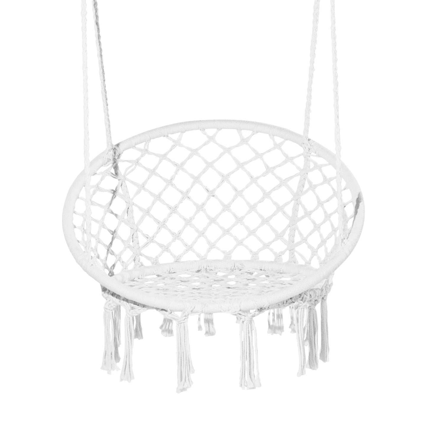 Hängmatta Hänggungstol Macramé Hängstol för inomhus & utomhus