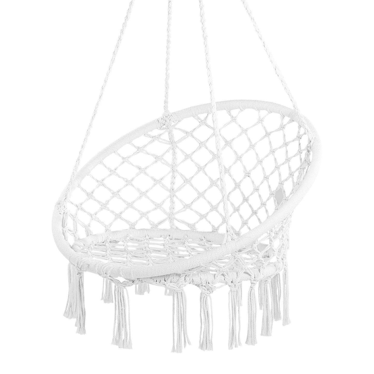 Hängmatta Hänggungstol Macramé Hängstol för inomhus & utomhus