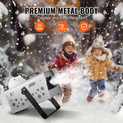 Snow Machine 1500W trådlös fjärrkontroll Handhållen hängande snömaskin |  EU
