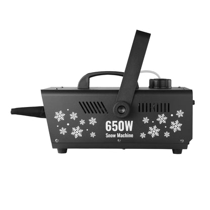 Snow Machine 650W Handhållen hängande snömaskin för semester