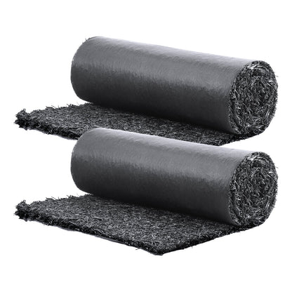 Rubber Mulch Roll for Landscaping 96 x 22 Inch Rubber Mulch Mat Pathway