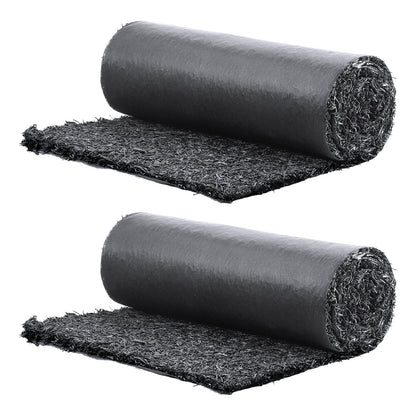 Rubber Mulch Roll for Landscaping 96 x 22 Inch Rubber Mulch Mat Pathway