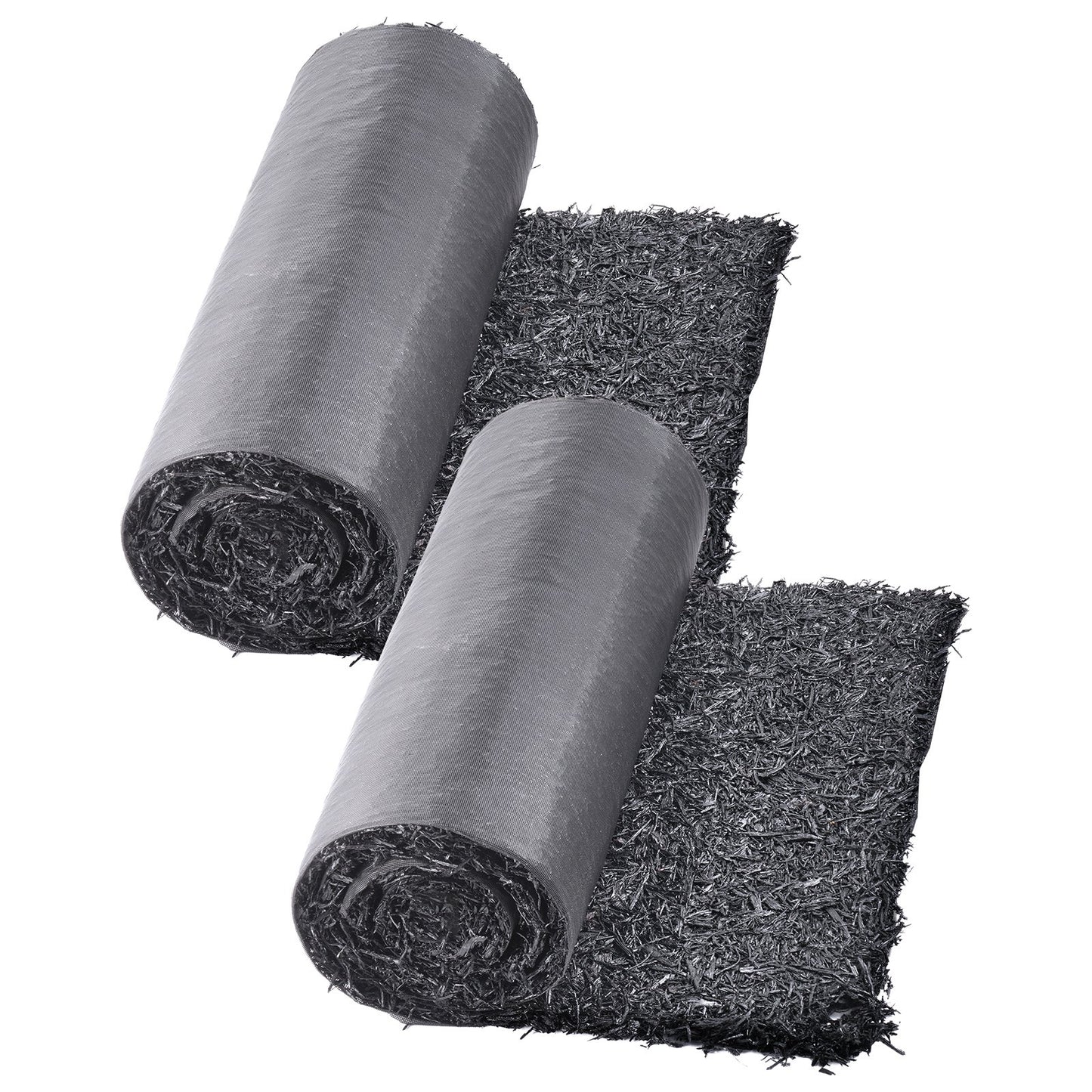 Rubber Mulch Roll for Landscaping 96 x 22 Inch Rubber Mulch Mat Pathway