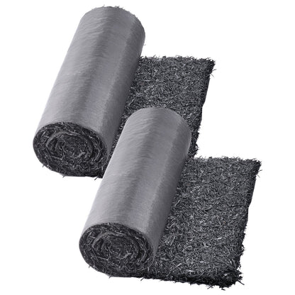 Rubber Mulch Roll for Landscaping 96 x 22 Inch Rubber Mulch Mat Pathway
