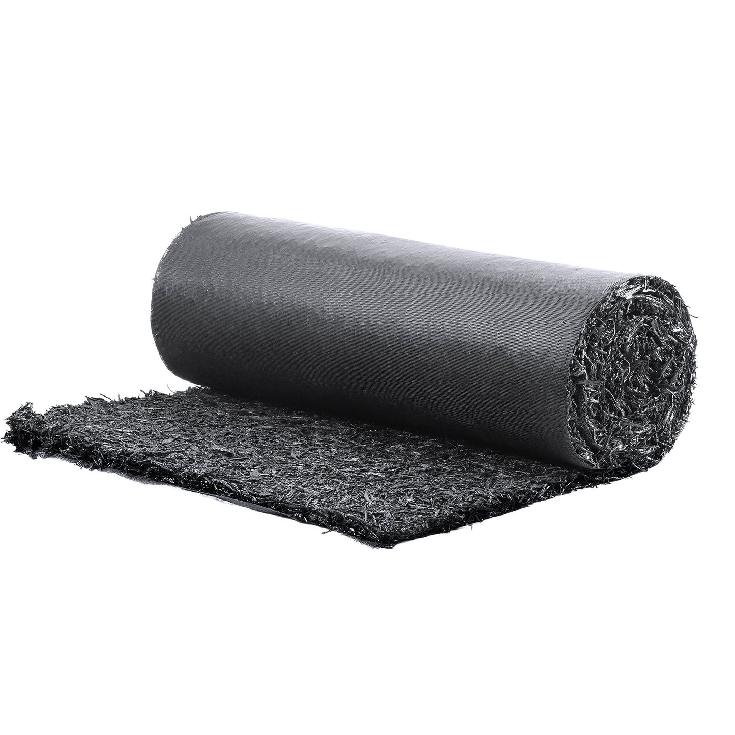 2 Rolls Rubber Mulch Roll for Landscaping 96 x 22 Inch Rubber Mulch Mat