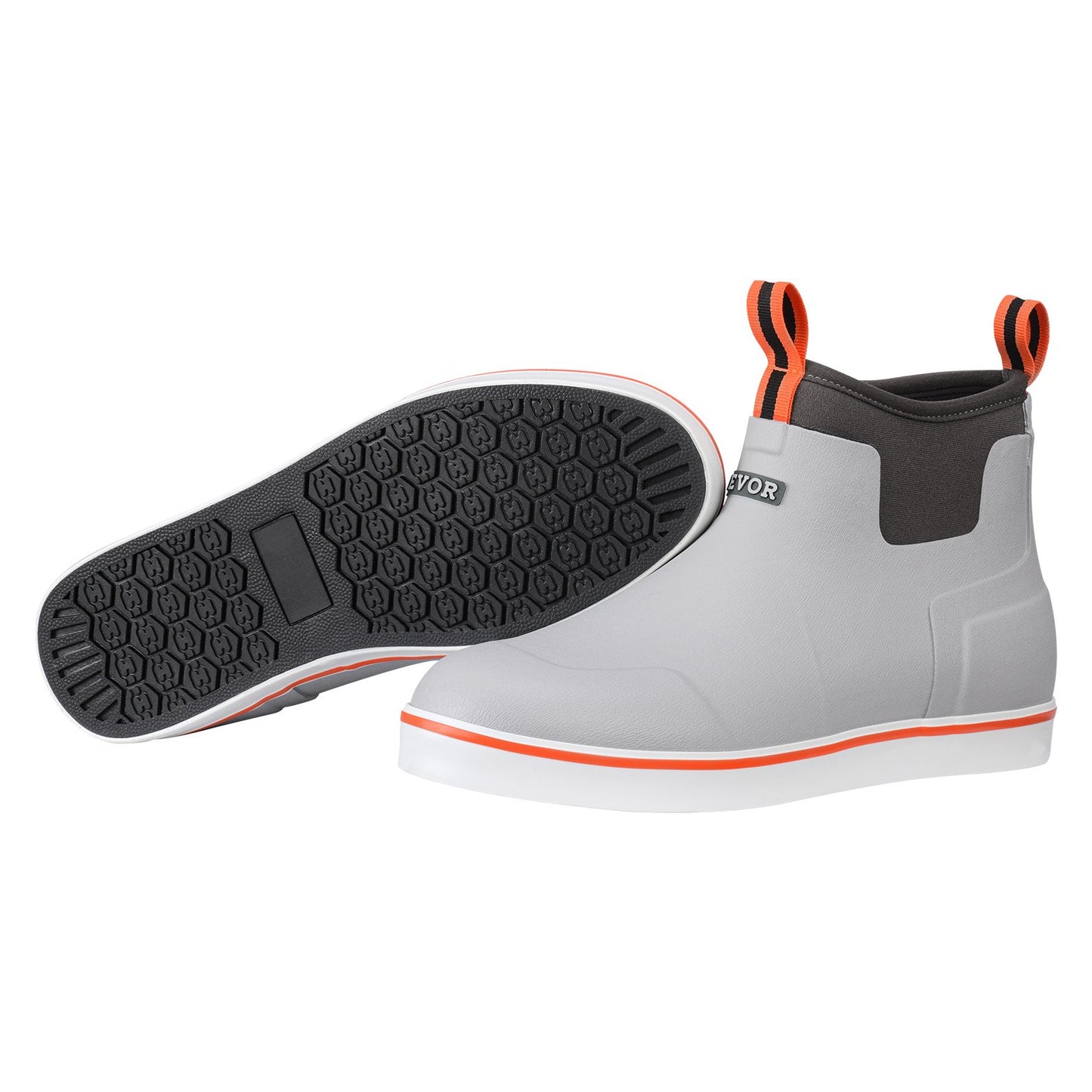 Ankle Deck Boots for Men Waterproof Non-Slip Work Rain Boots Size 11 US