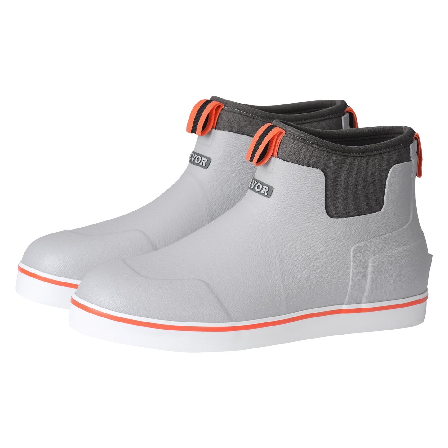 Ankle Deck Boots for Men Waterproof Non-Slip Work Rain Boots Size 11 US