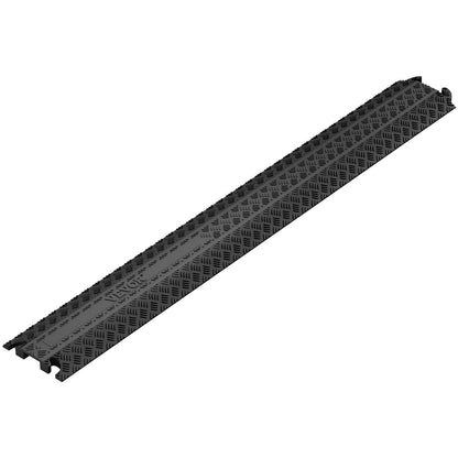 Drop Over Cable Cover Ramp, 2,000 lbs/axle Load Capacity, Heavy Duty Cable Hose Protection Ramp, Floor Cord Cover for High Traffic Areas Indoor Outdoor Home Office Warehouse School