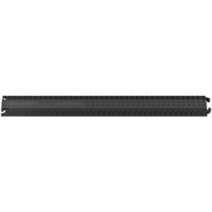 Drop Over Cable Cover Ramp, 2,000 lbs/axle Load Capacity, Heavy Duty Cable Hose Protection Ramp, Floor Cord Cover for High Traffic Areas Indoor Outdoor Home Office Warehouse School