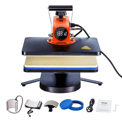 Wärme Presse Maschine 12x15in 5in1 Sublimation Transfer T-shirt Platte Becher Tasse