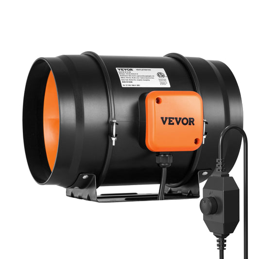 203,2 mm inline kanalfläkt HVAC avgasfläktsats AC variabel hastighetskontroll