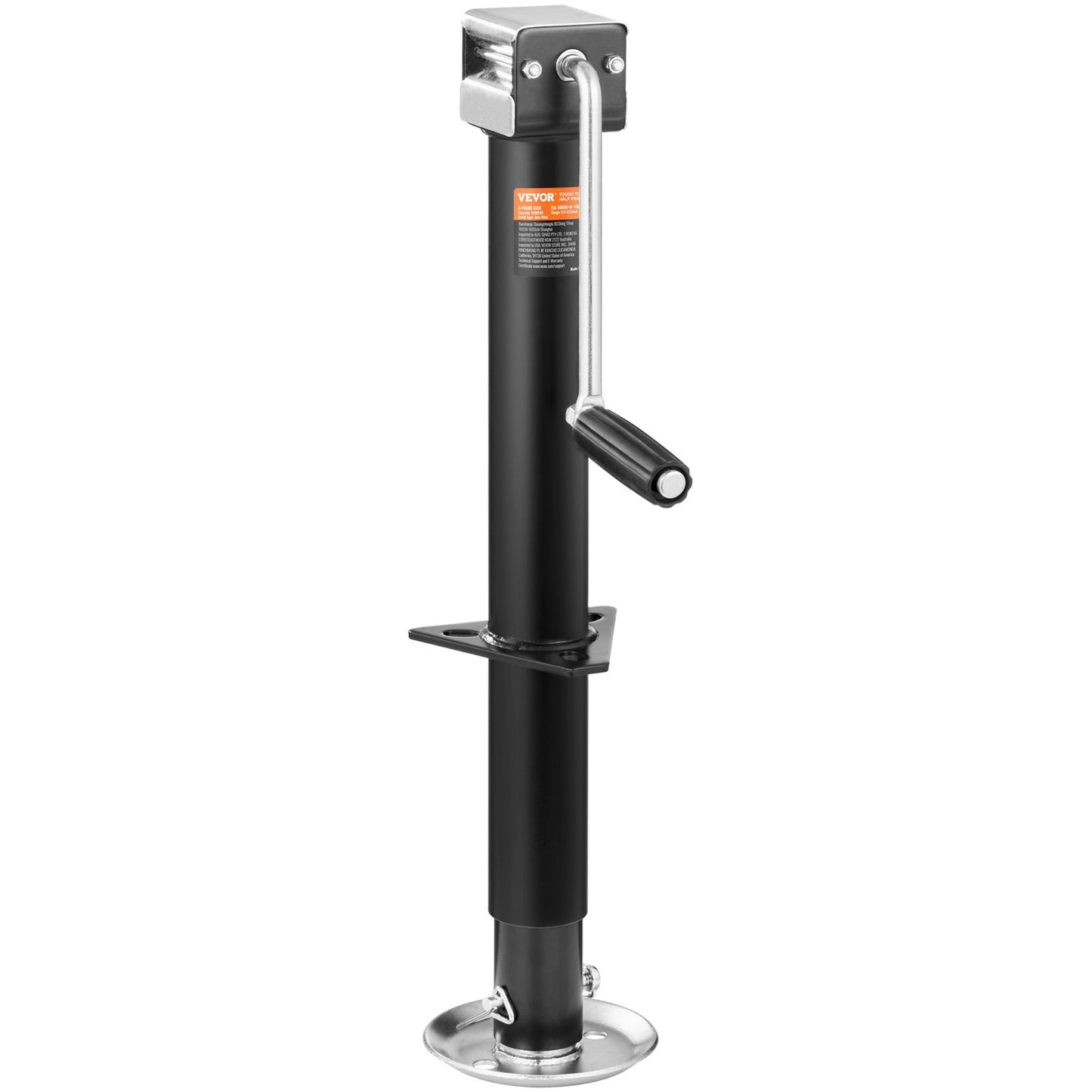 Trailer Jack, Trailer Tongue Jack A-frame Bolt on Weight Capacity 5000 lb, Trailer Jack Stand with Handle for Lifting RV Trailer, Horse Trailer, Utility Trailer, Yacht Trailer