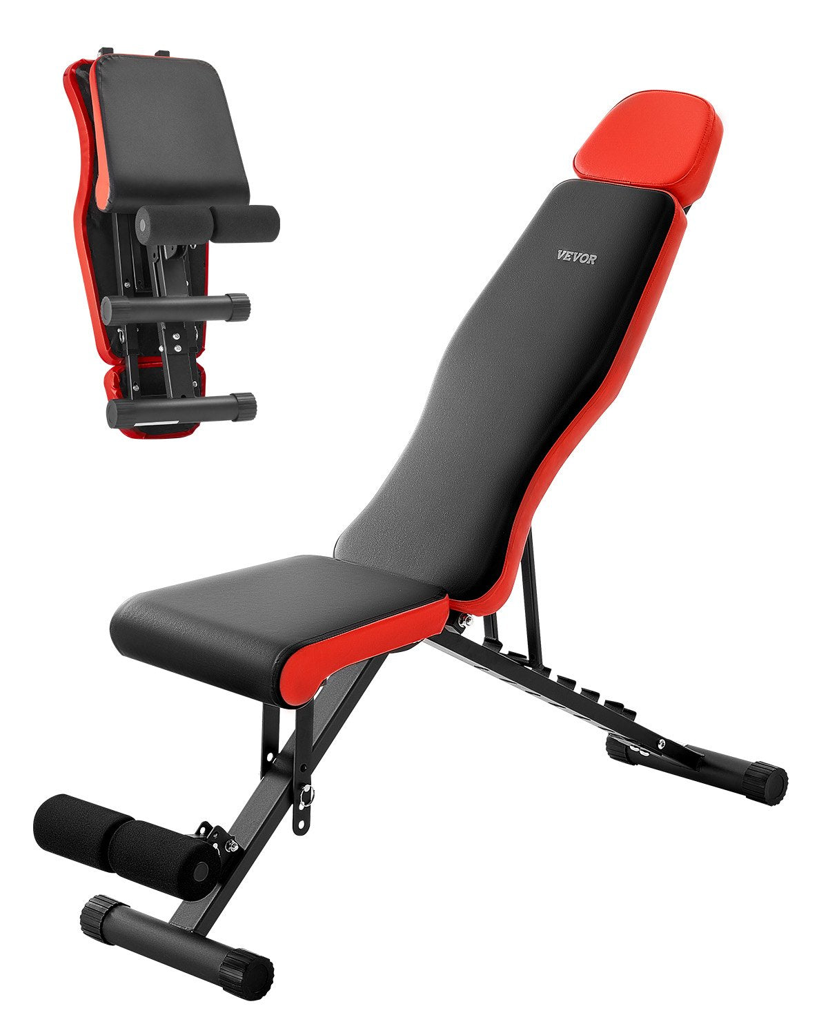 Viktbänk Sit up Bänk Hemgym Styrketräning Justerbar Hopfällbar