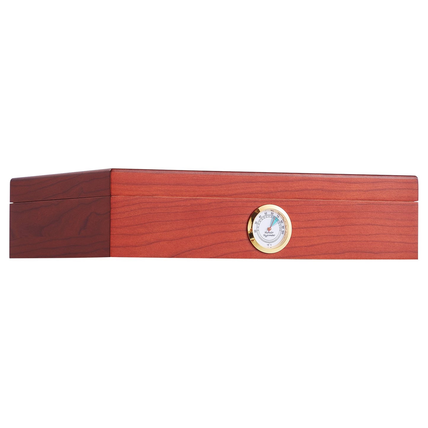 25 Zigarren Humidor Glasstop Zeder Zigarren Aufbewahrungsbox Luftbefeuchter Hygrometer