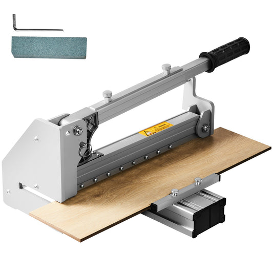 Golvskärare 330 mm, skär vinylplank, laminat, sidospår, 12 mm skärdjup Enkel och enkel kapning, vinylplankskärare för LVP, WPC, SPC, LVT, VCT, PVC och mer