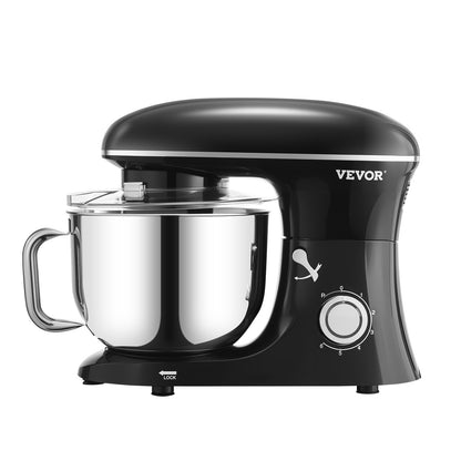 Stand Mixer 6 Quarts elektrisk degmixer 1400W 6 + P Speeds Matvisp