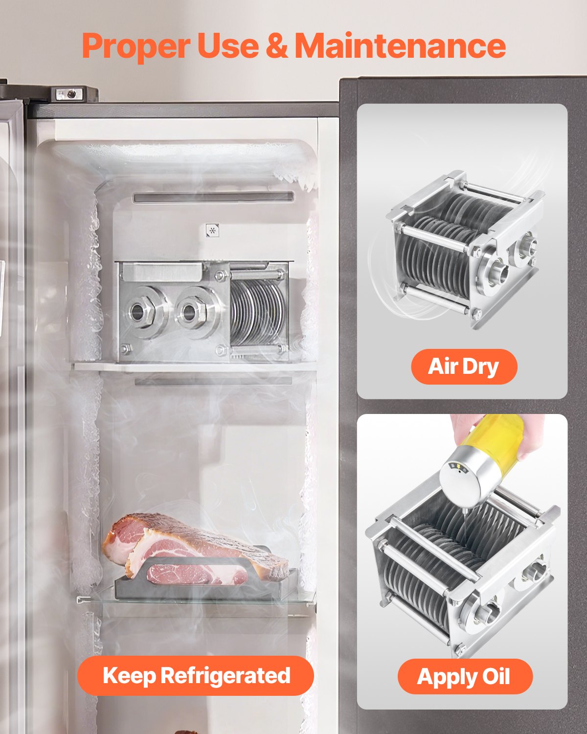 Köttskärmaskinblad 7 mm rostfritt stål för SJY-DQ90 Köttslider