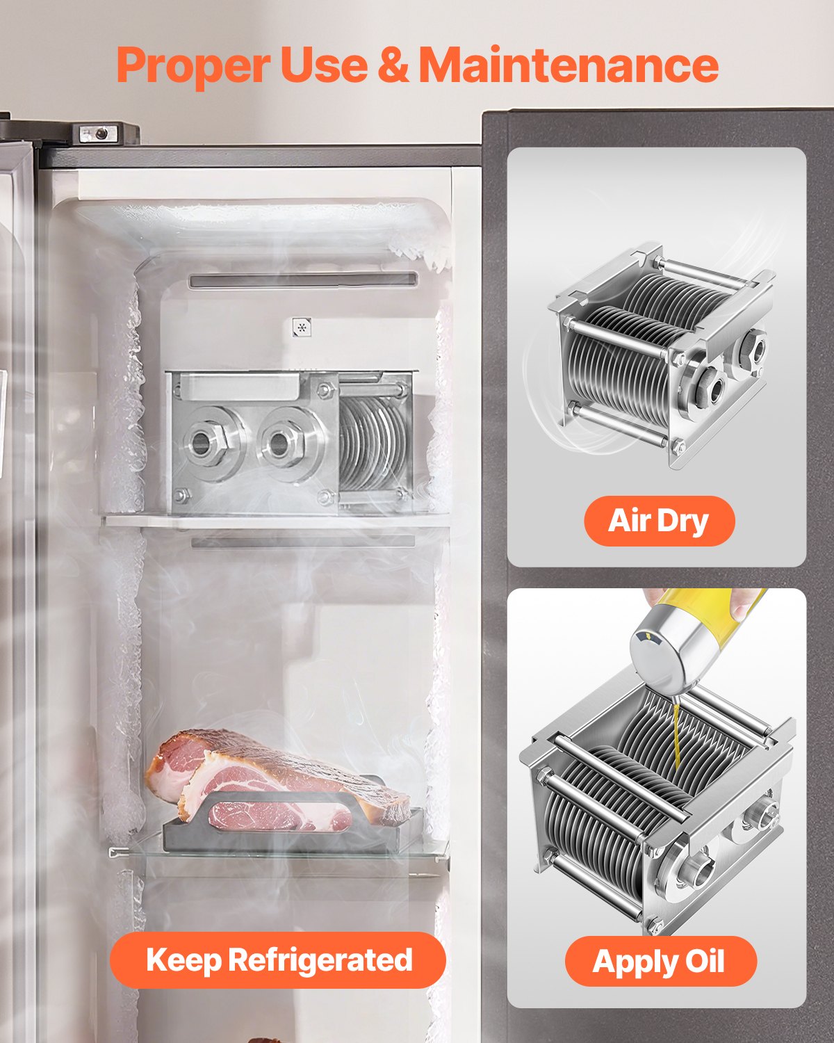 Köttskärmaskinblad 5 mm rostfritt stål för SJY-DQ90 Köttslider