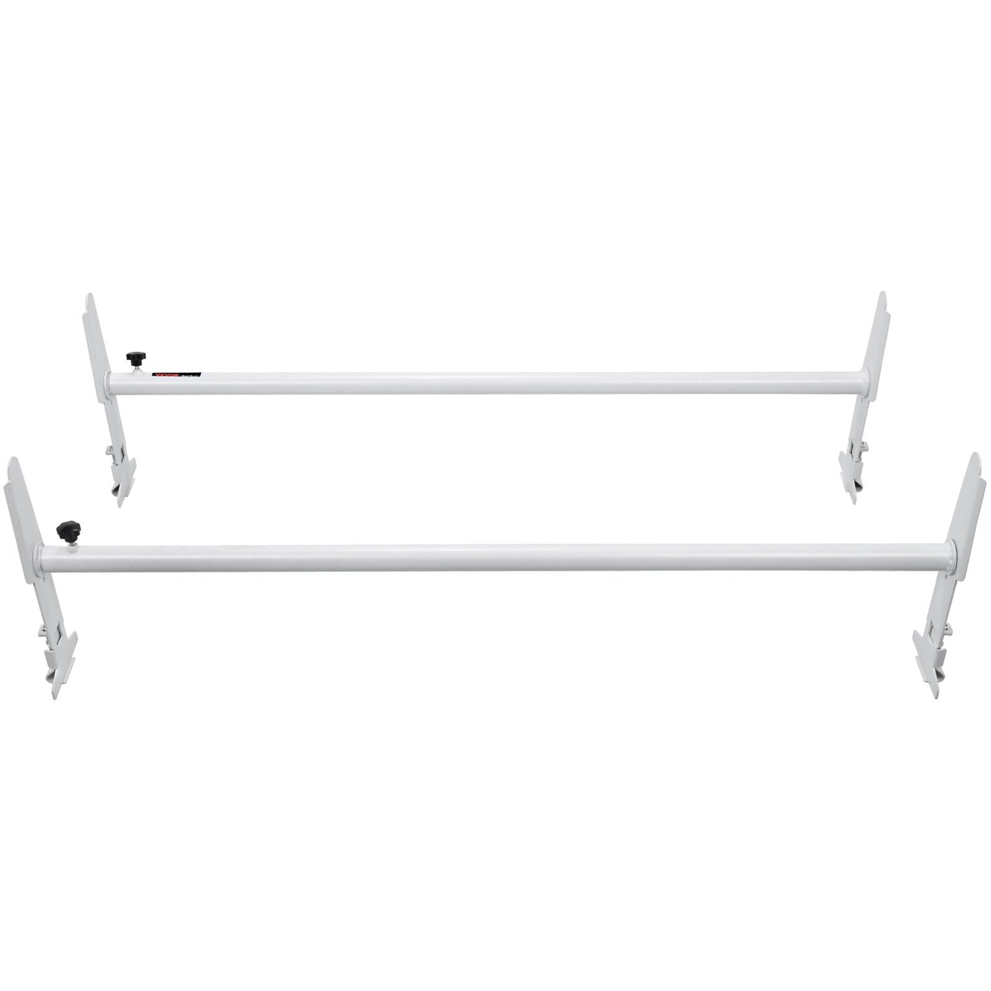 Van Takräcke, Stegställ i legerat stål med 2 stång, Justerbar från 1200-2000 mm, 227 kg Kapacitet, Takräcke kompatibel med fullstora skåpbilar med regnränna, Chevrolet Express, GMC Savana