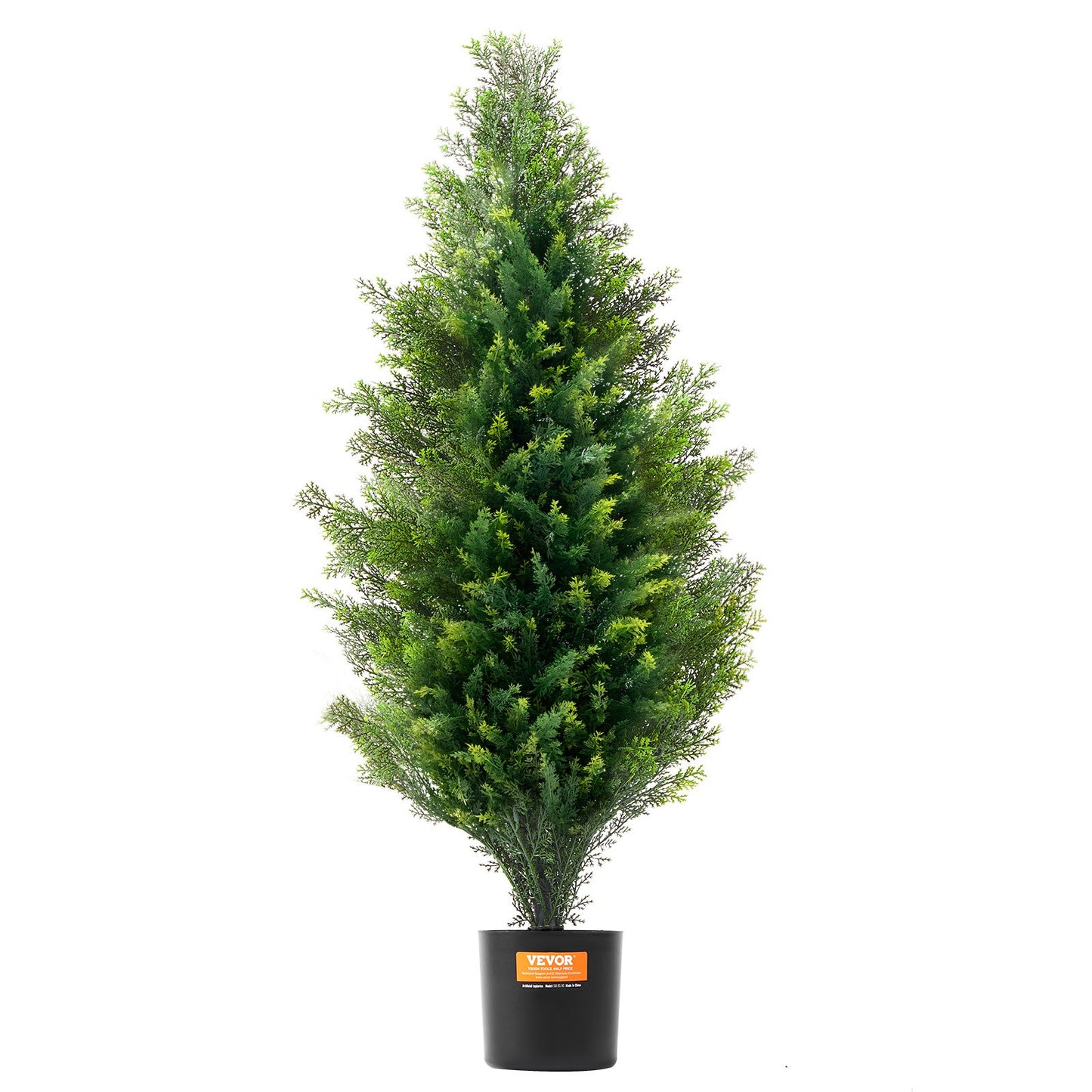 2er-Pack 3' Künstliche Zeder Topiary Baum Faux Pflanze UV Dekor Indoor/Outdoor