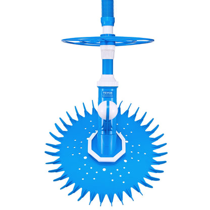 Suction Pool Cleaner Vacuum Cleaner 12 Hoses for In/Over-ground Pool