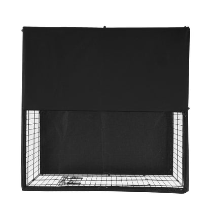 Dog Playpen 4 Panels Foldable Metal Dog Training Pen with Bottom Protection