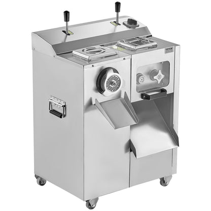 Commercial Electric Meat Grinder Slicer 14 lbs/min Sausage Stuffer