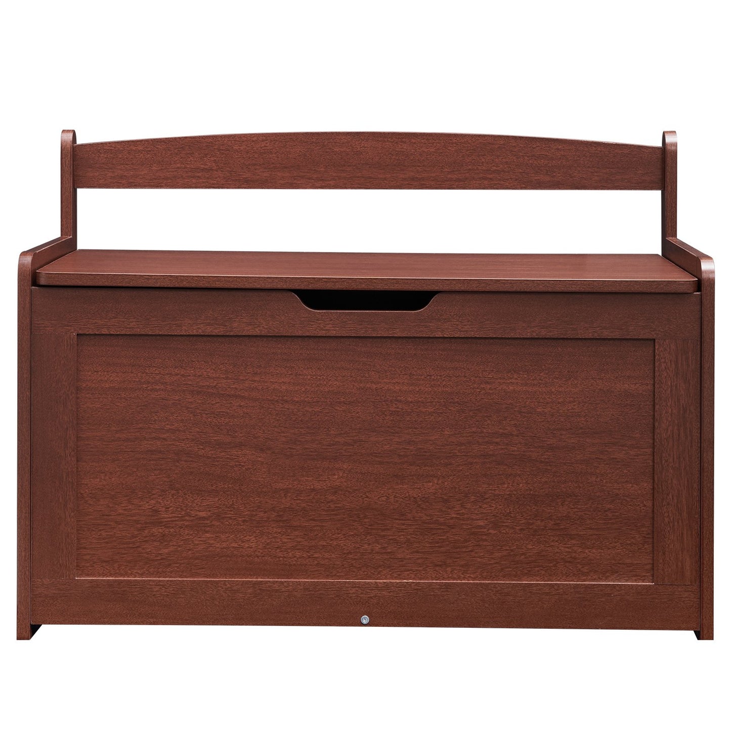 Barnleksaksförvaringsbänk Träleksakslåda Kista 32,68 x 17,91 x 24,02" Cherry