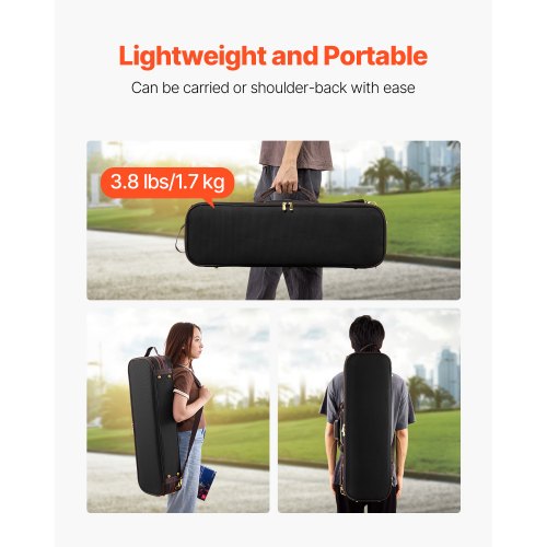 Full-size portable nylon case for violin, scratch-resistant travel bag