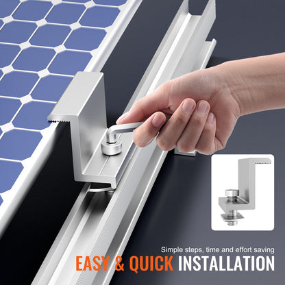 Solpanel Monteringsfästen Solpanel Monteringssats för olika tak