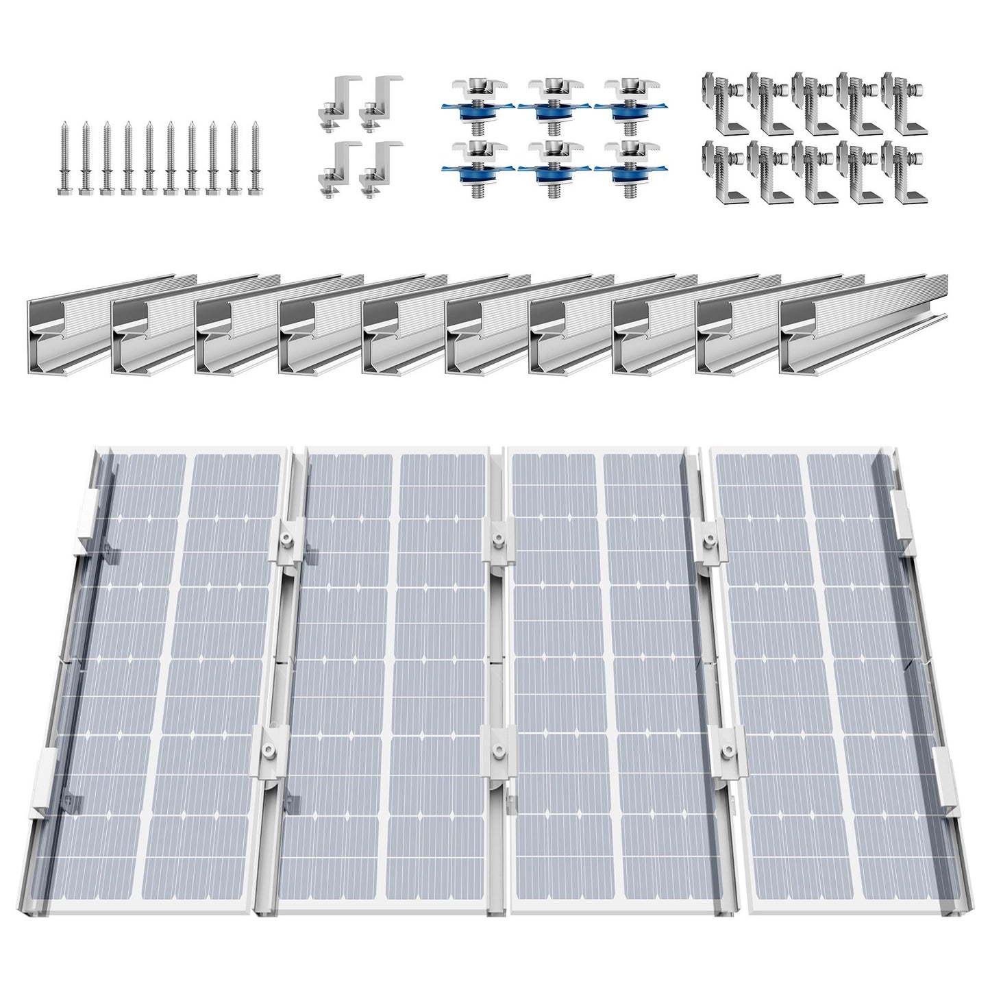 Solpanel Monteringsfästen Solpanel Monteringssats för olika tak