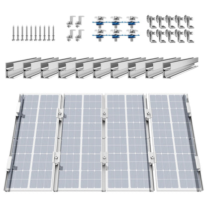 Solpanel Monteringsfästen Solpanel Monteringssats för olika tak