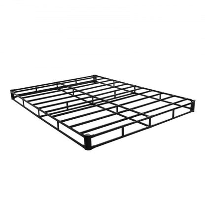 Boxspring Queen size-sängram med tyg 204,5 L x 144,5 B x 13,5 H tum |  EU