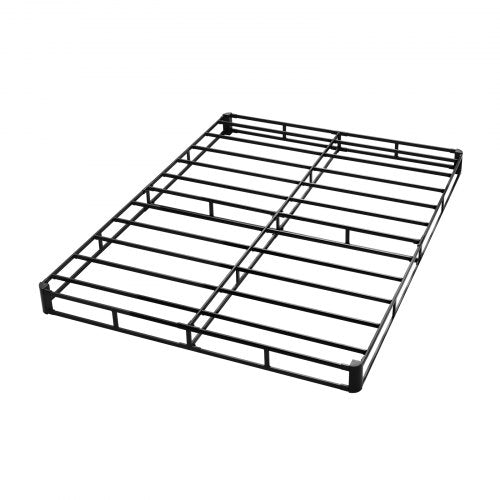Boxspring Queen size-sängram med tyg 204,5 L x 144,5 B x 13,5 H tum |  EU