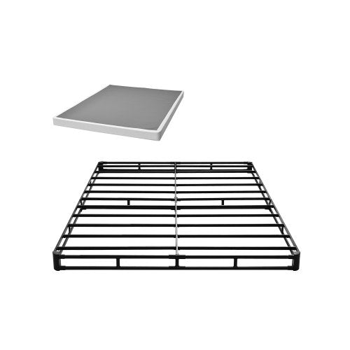 Boxspring Queen size-sängram med tyg 204 L x 144 B x 106 H |  EU