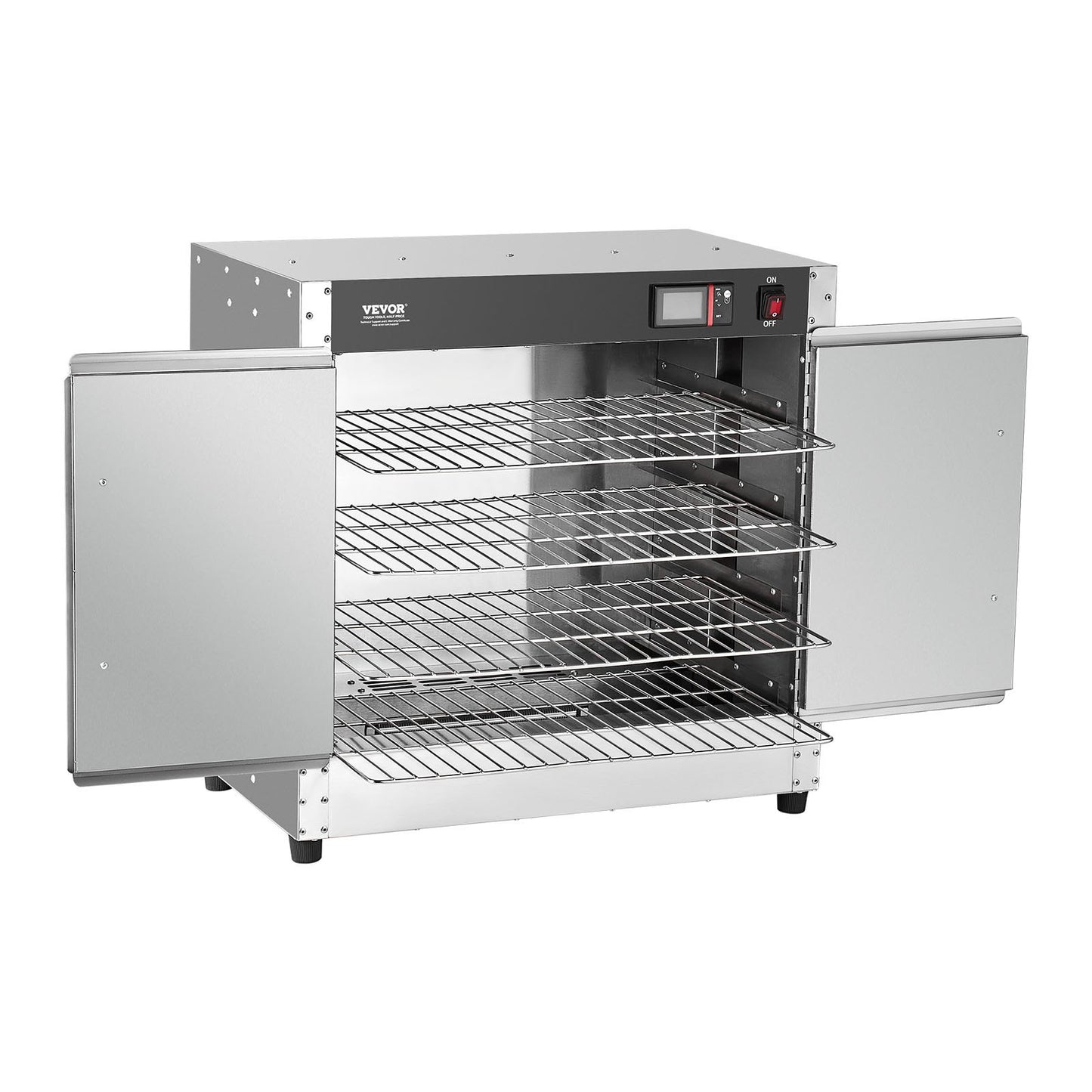 Hot Box Food Warmer 4-Tier Concession Warmer Cabinet with Water Tray