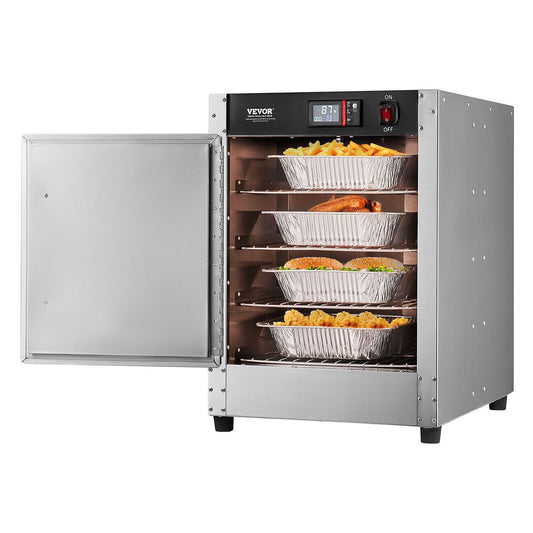 Hot Box Food Warmer 4-Tier Concession Warmer Cabinet with Water Tray