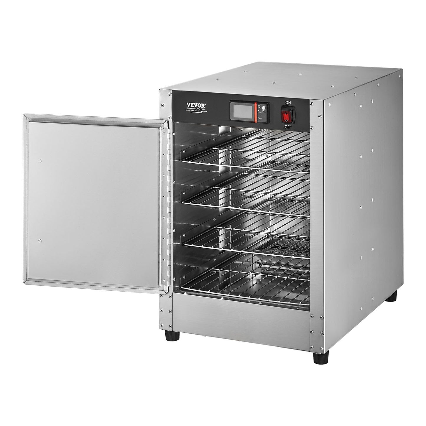 Hot Box Food Warmer 4-Tier Concession Warmer Cabinet with Water Tray