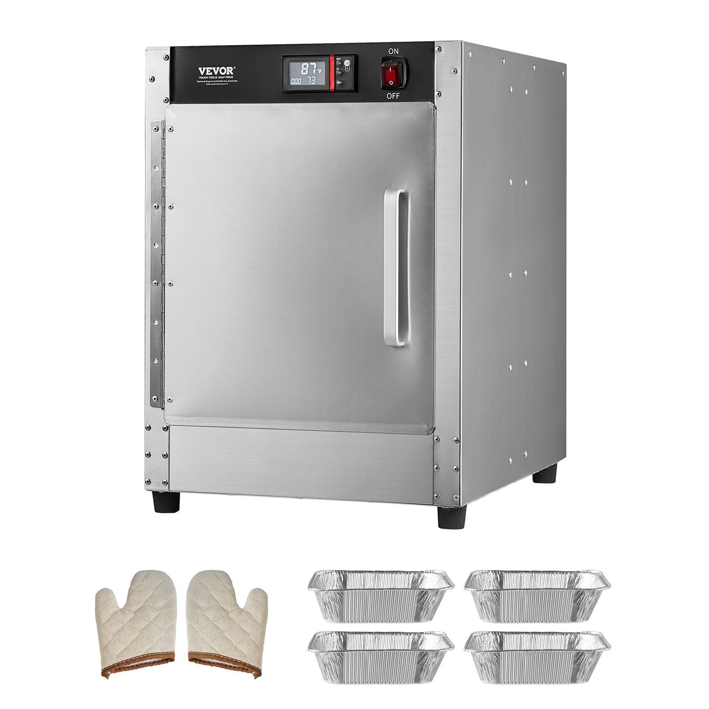Hot Box Food Warmer 4-Tier Concession Warmer Cabinet with Water Tray