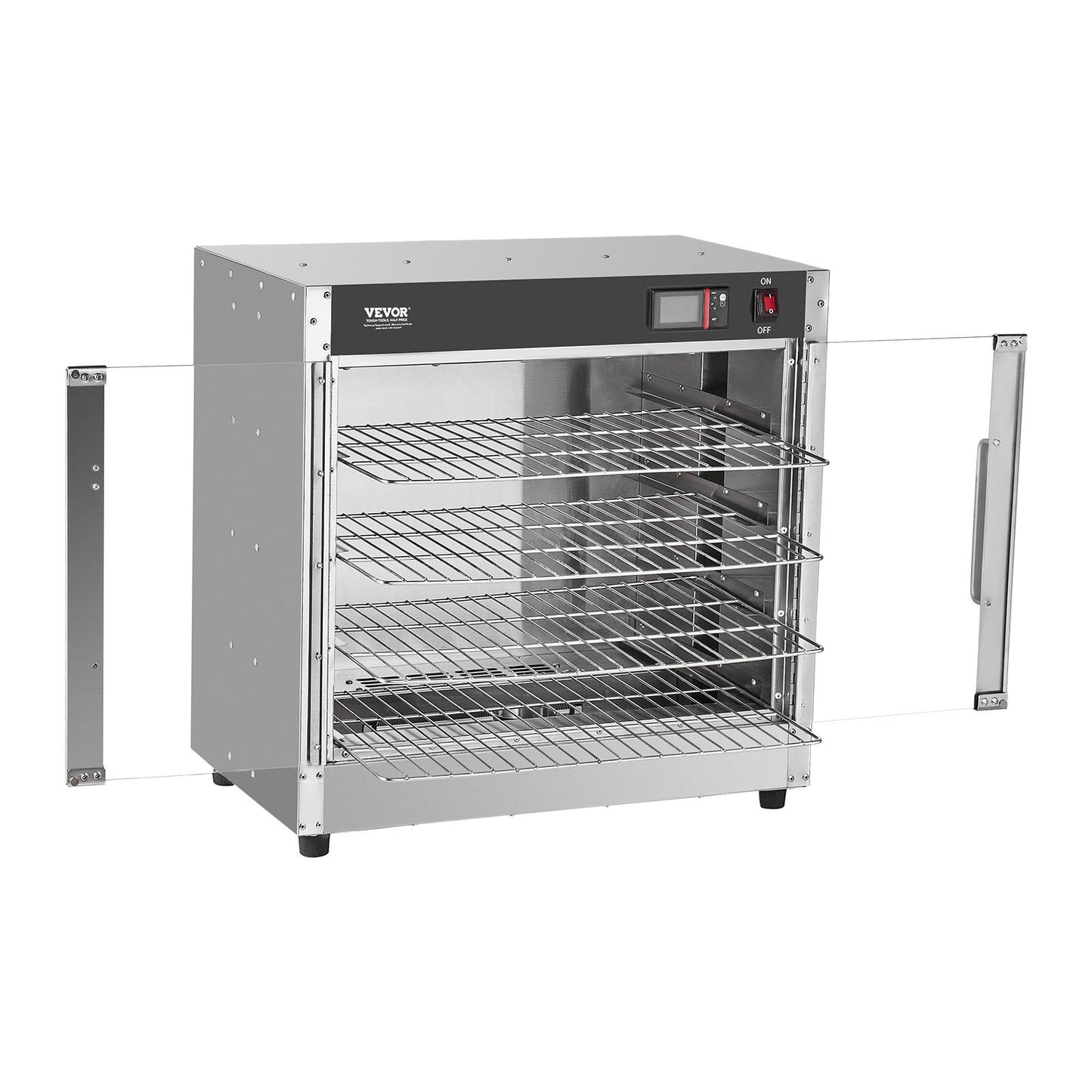 Hot Box Food Warmer 4-Tier Concession Warmer Cabinet with Water Tray