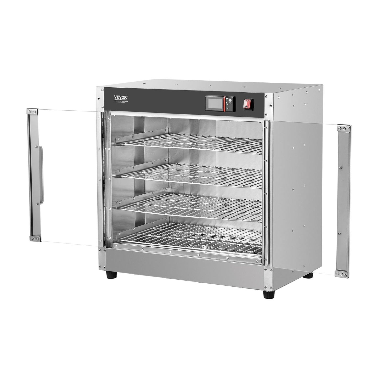 Hot Box Food Warmer 4-Tier Concession Warmer Cabinet with Water Tray