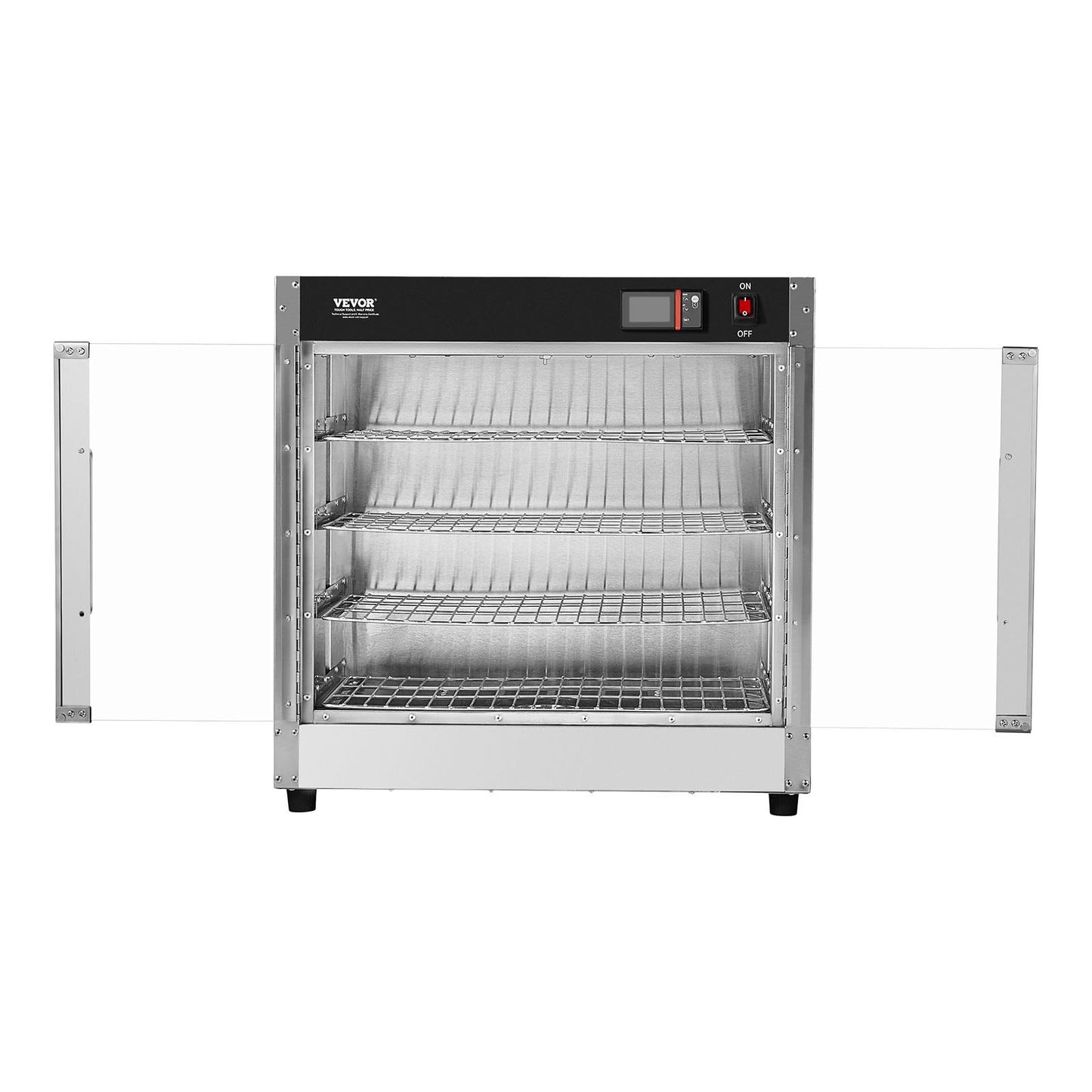 Hot Box Food Warmer 4-Tier Concession Warmer Cabinet with Water Tray