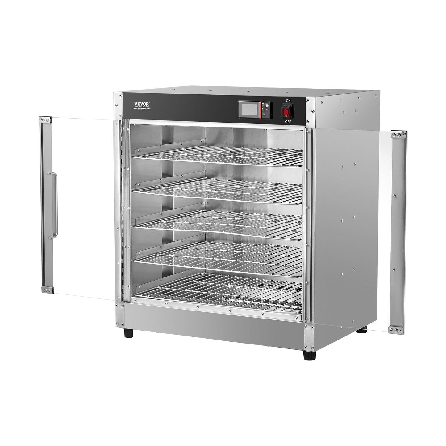 Hot Box Speisenwärmer 5-stufiger Imbiss-Wärmerschrank mit Wasserschale