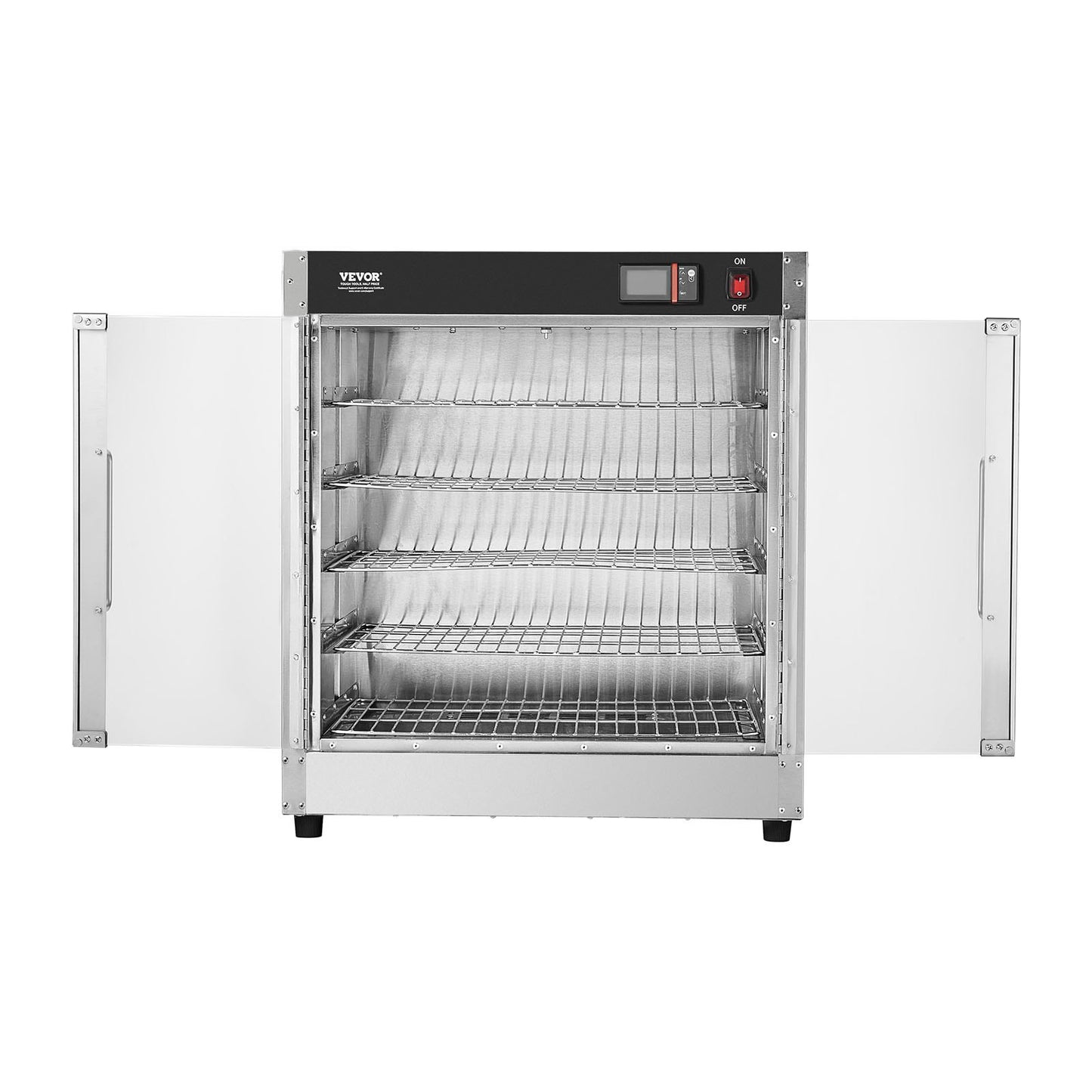 Hot Box Speisenwärmer 5-stufiger Imbiss-Wärmerschrank mit Wasserschale